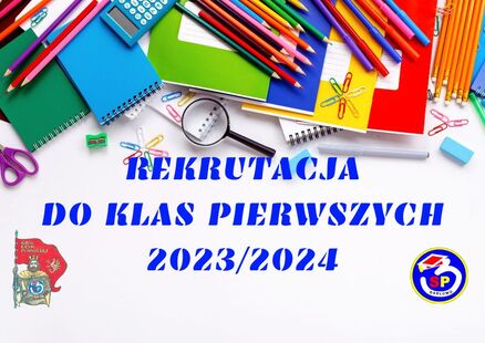 Rekrutacja do klas I w roku szkolnym 2023/2024