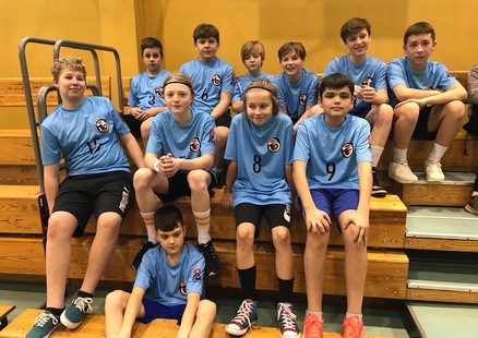 Zawody w mini piłce ręcznej chłopców