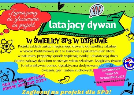 Zagłosuj na projekt dla SP3!!!