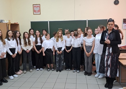 Koncert uczniów 5B i 5C dla rodziców