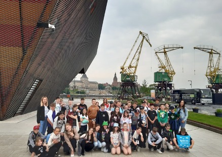 Klasy 4a, 4c i 4d w Szczecinie