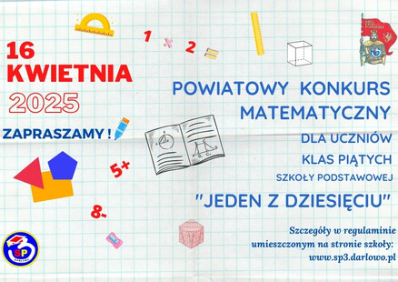 Powiatowy Konkurs Matematyczny 1 z 10