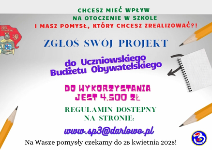 Uczniowski Budżet Obywatelski 2025