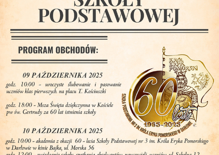 Program obchodów 60-lecia szkoły