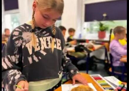 Wojtek, niedźwiedź - żołnierz na zajęciach w 3D